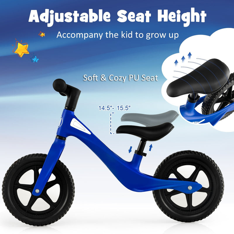backordered - *Kids Balance Bike with Rotatable Handlebar for 2-6 Years Old - Blue