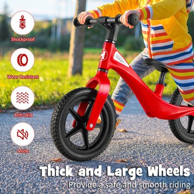 backordered - *Kids Balance Bike with Rotatable Handlebar for 2-6 Years Old - Red