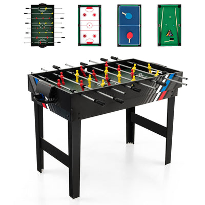 *4-in-1 Multi Game Table with Pool Billiards