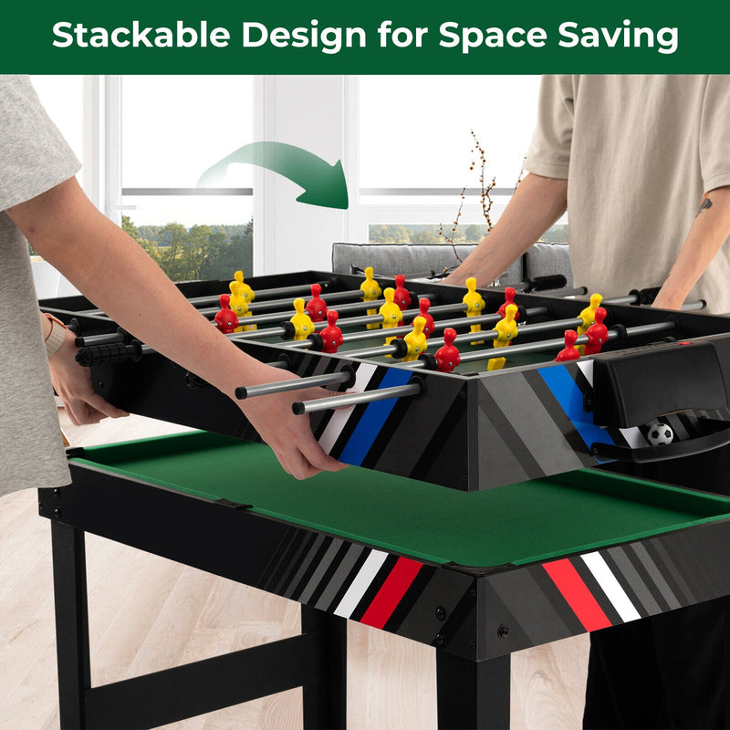 *4-in-1 Multi Game Table with Pool Billiards