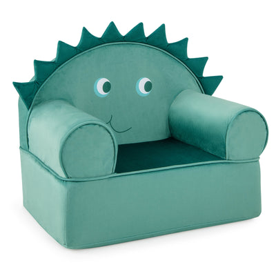 *Original Kids Sofa with Armrest and Thick Cushion - Green