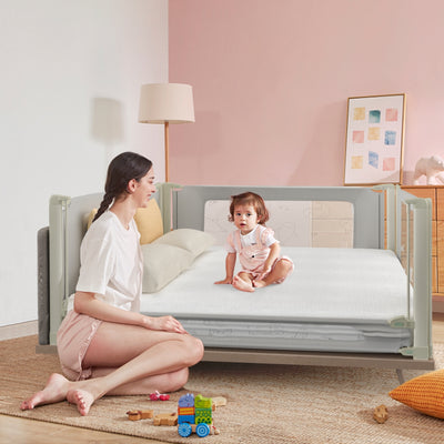 *Bed Rail Guard for Toddlers Kid with Adjustable Height and Safety Lock - 59 inch
