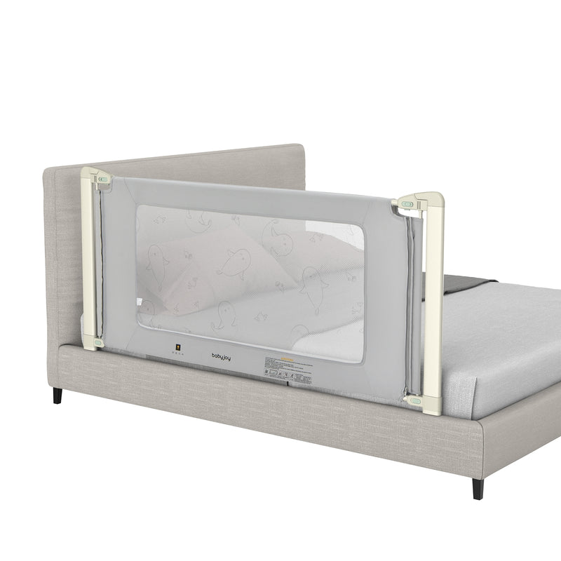 *Bed Rail Guard for Toddlers Kid with Adjustable Height and Safety Lock - 70 inch
