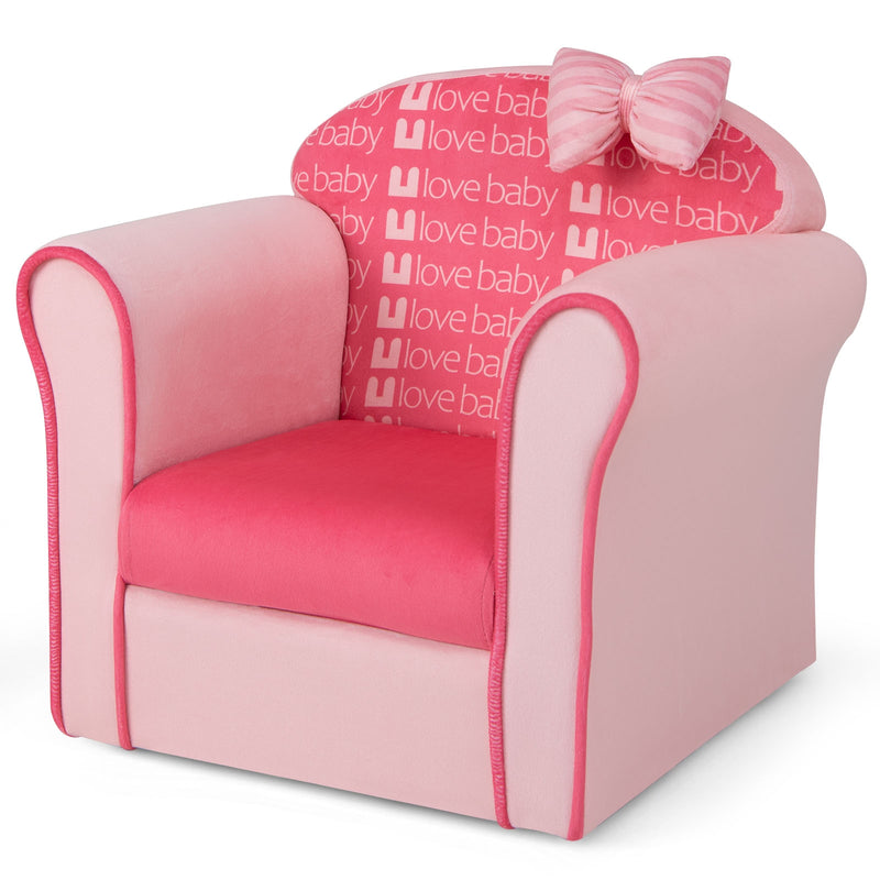 *Original Kids Sofa with Armrest and Thick Cushion - Pink