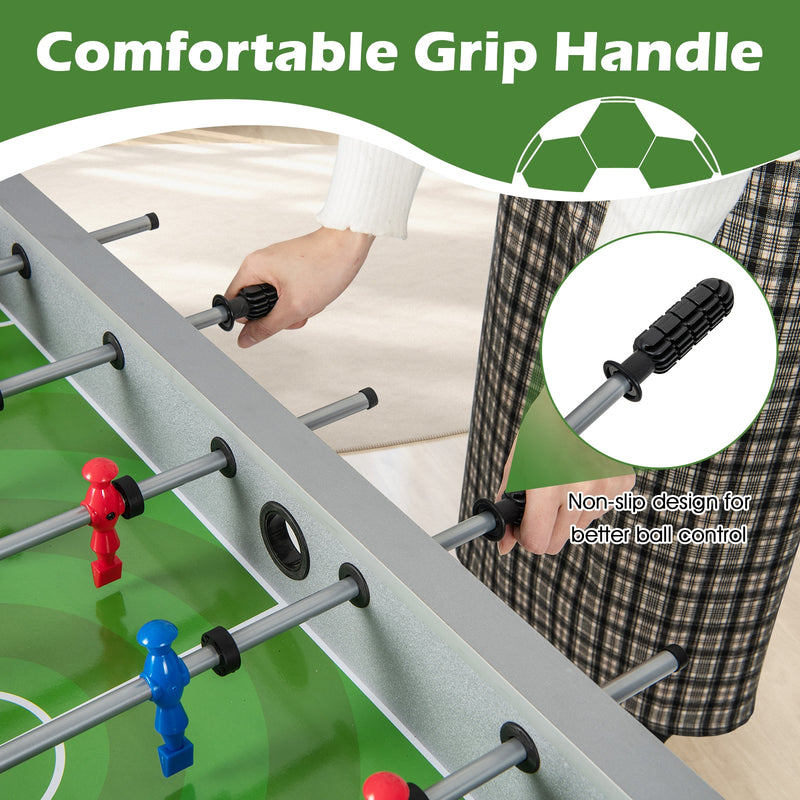 *Stable Soccer Table Game with 2 Footballs for All Ages