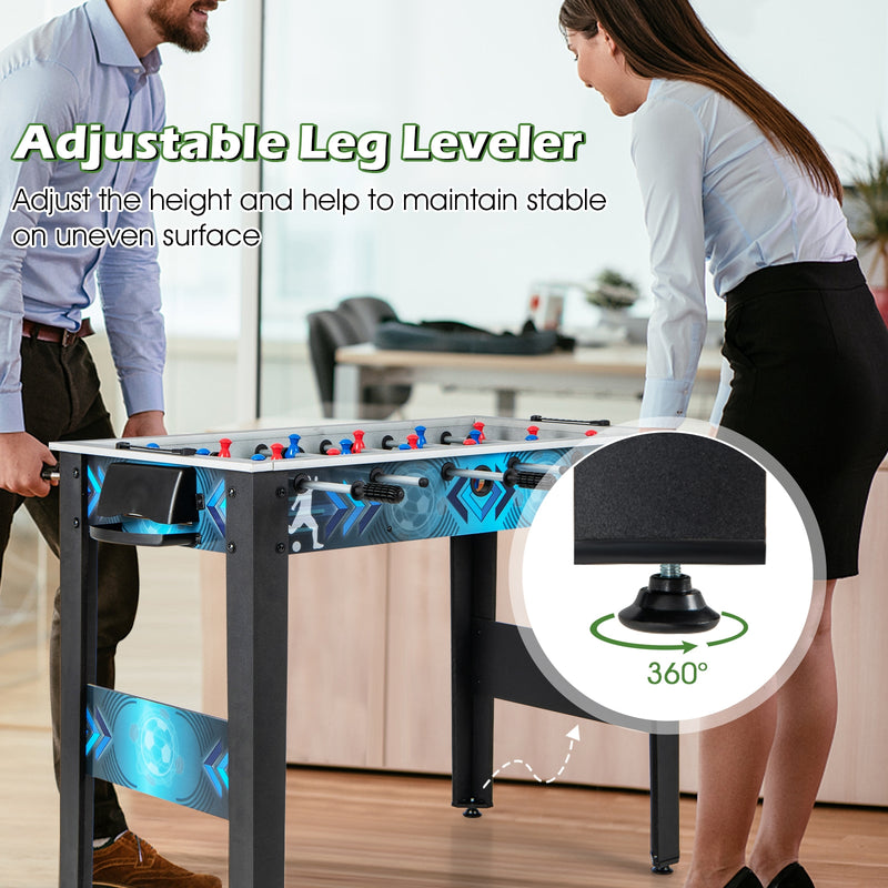 *Stable Soccer Table Game with 2 Footballs for All Ages