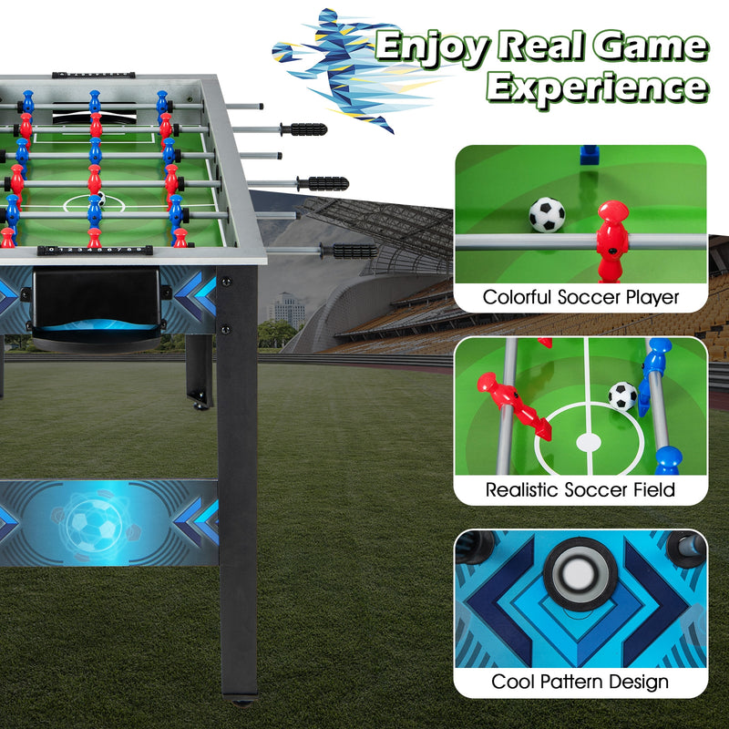 *Stable Soccer Table Game with 2 Footballs for All Ages