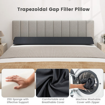Bed Wedge Pillow with Storage Bag-King Size