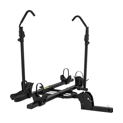 *2 Inch Hitch Mount Bike Rack 2-Bike Platform Style Carrier with Tilt-able Design for Easy Trunk Access