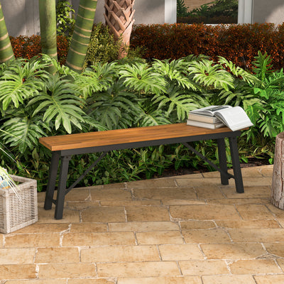 *Folding Picnic Bench Set Rectangular Acacia Wood Dining Camping BBQ Benches