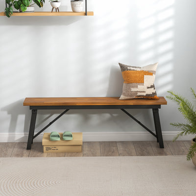 *Folding Picnic Bench Set Rectangular Acacia Wood Dining Camping BBQ Benches