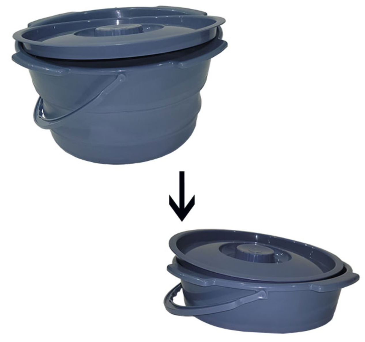 MOBB- Collapsible Commode Bucket