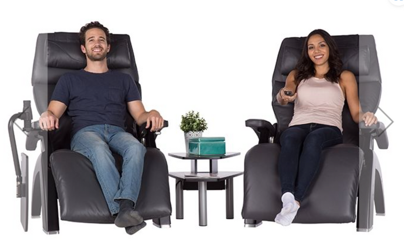 *Human Touch - Media Table- Perfect Chair Accessory (Matte Black)