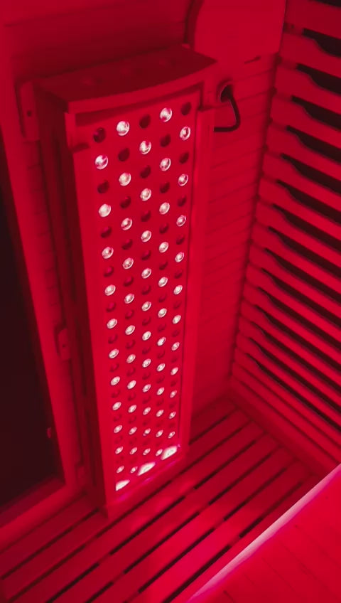 *LIMITED STOCK* - Mega Sale-Bonus Free Red Light Therapy-Costway-2-3 Person 3D Premium Infrared Sauna With PureTech Carbon Panel Low EMF-Chromotherapy- 