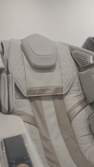 1 Left In Stock-Bodyfriend FALCON Rovo-Walking XD Massage Chair-Warm Greige
