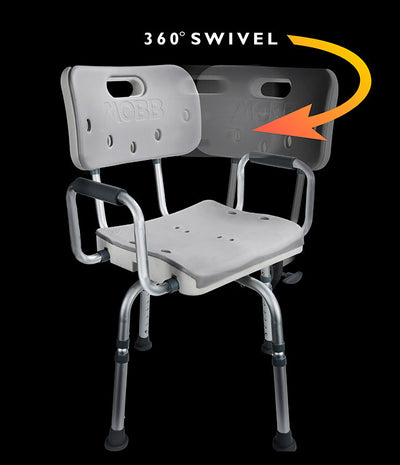 NEW - MOBB* - Swivel Shower Chair 3.0