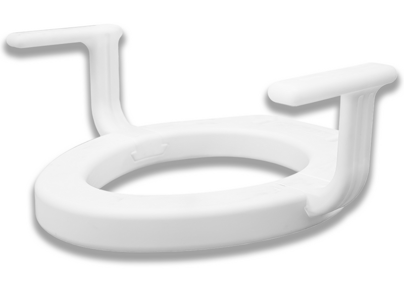 MOBB* - 2" Standard Raised Toilet Seat with Handles