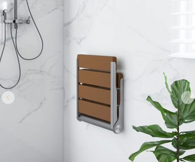 *Wall-Mounted Foldable Waterproof HIPS Bathroom Bench