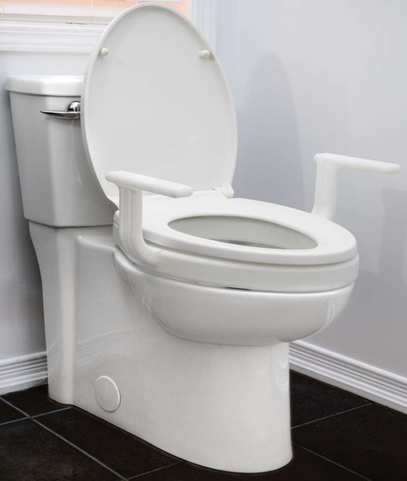 MOBB* - 2" Standard Raised Toilet Seat with Handles