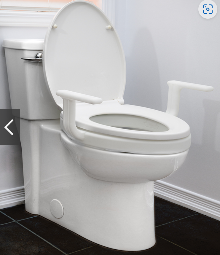 MOBB* - 2" Elongated Raised Toilet Seat with Handles