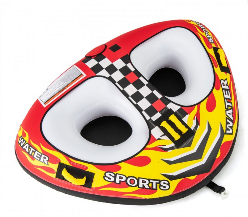 *Towable Tube with Quick Connector and Drainage for Boating