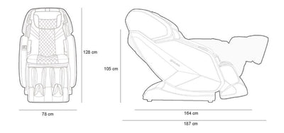 1 demo unit available! demo unit - Ogawa 3D Retreat OG7000 Massage Chair Black/Black - Relaxacare