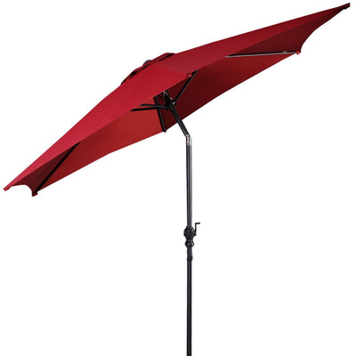 10 Feet Outdoor Patio Umbrella with Tilt Adjustment and Crank - Relaxacare