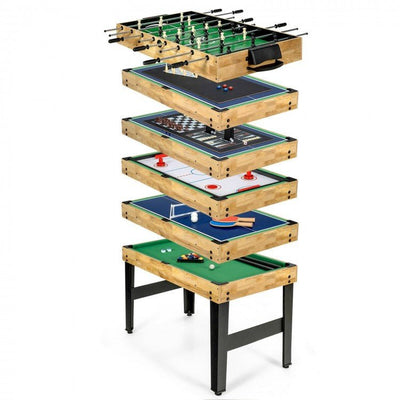 10-in-1 Multi Combo Game Table Set for Home - Relaxacare