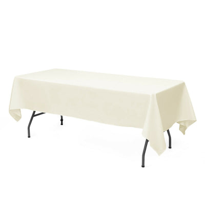10 pcs 90" x 156" Rectangle Polyester Tablecloth - Relaxacare