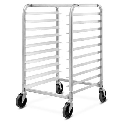 10 Sheets Aluminum Rolling Bakery Pan Rack - Relaxacare