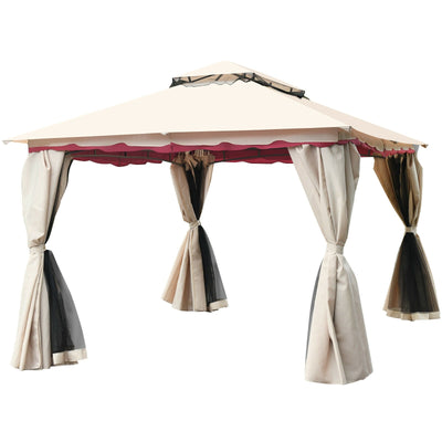 10 x 13 Feet Heavy Duty Party Wedding Car Canopy Tent - Relaxacare