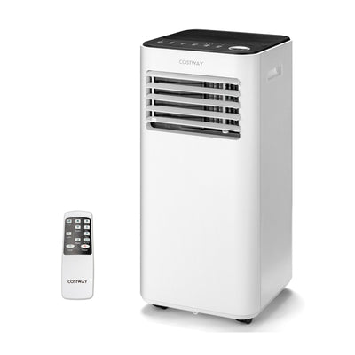 10000 BTU Portable Air Conditioner with Fan Dehumidifier Sleep Mode-White - Relaxacare