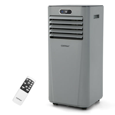 10000 BTU Portable Air Conditioner with Remote Control-Gray - Relaxacare