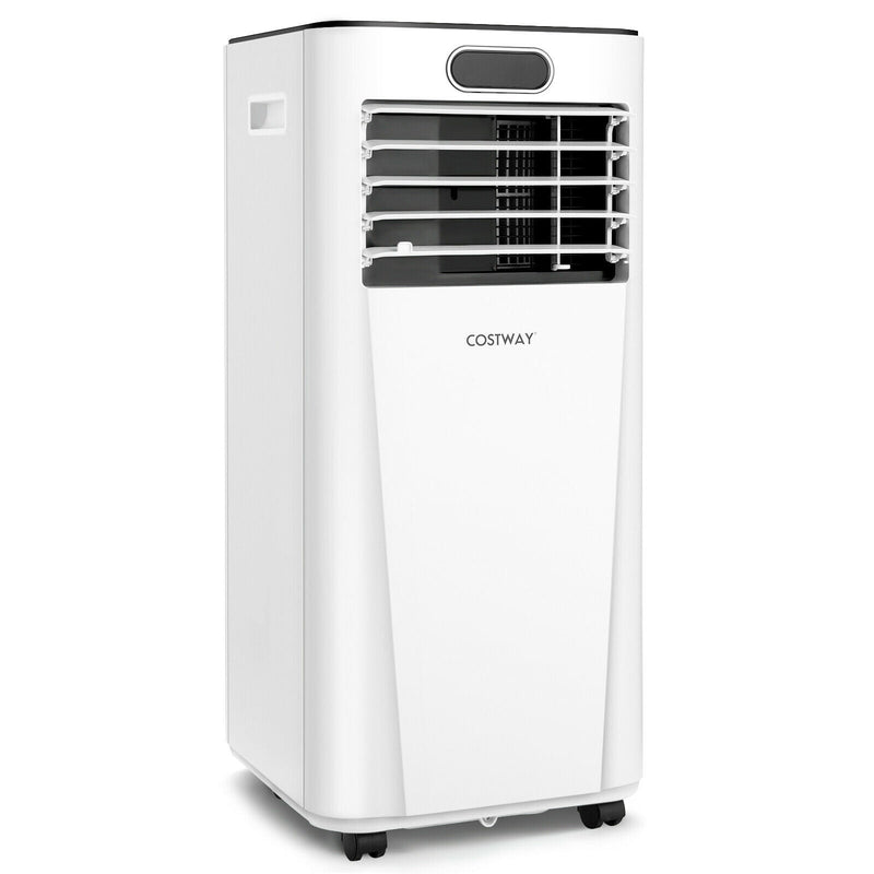 10000 BTU v Portable Air Conditioner with Remote Control-White - Relaxacare