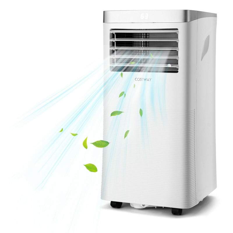 10000BTU 3-in-1 Portable Air Conditioner with Remote Control-White - Relaxacare