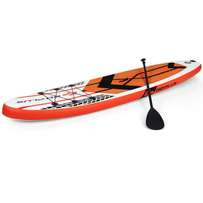 10.5 Feet Inflatable Stand Up Paddle Board with Carrying Bag and Aluminum Paddle - Relaxacare