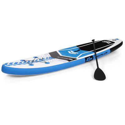 10.5 Feet Inflatable Stand Up Paddle Board with Carrying Bag and Aluminum Paddle-M - Relaxacare