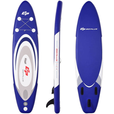 11 Feet Adjustable Inflatable Stand up Paddle SUP Surfboard with Bag - Relaxacare