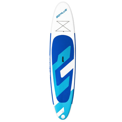 11 Feet Inflatable Stand Up Paddle Board with Aluminum Paddle-Blue - Relaxacare