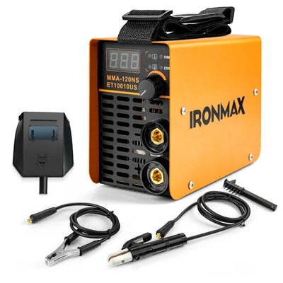 110V/220V ARC Welder Mini Welding Machine IGBT with Digital LCD and Electrode Holder - Relaxacare