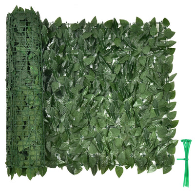 118 x 39 Inch Artificial Ivy Privacy Fence Screen - Relaxacare
