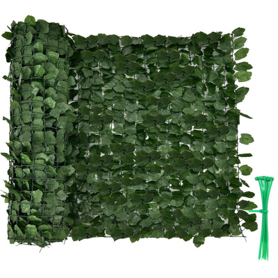118 x 39 Inch Artificial Ivy Privacy Fence Screen for Fence Decor - Relaxacare