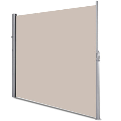 118.5" x 71" Patio Retractable Folding Side Awning Screen - Relaxacare