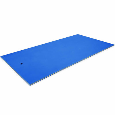12 x 6 Feet 3 Layer Floating Water Pad-Blue - Relaxacare