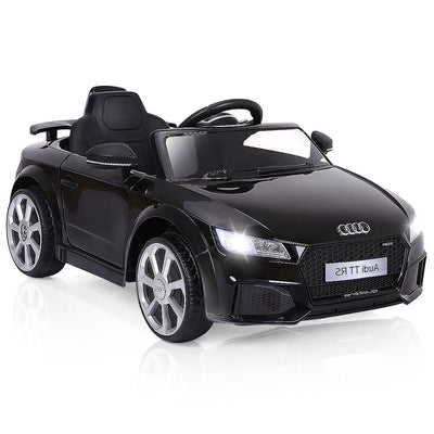 12V Audi TT RS Electric Remote Control MP3 Kids Riding Car-Black - Relaxacare