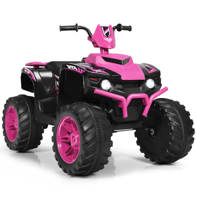 12V Kids 4-Wheeler ATV Quad Ride On Car -Pink - Relaxacare