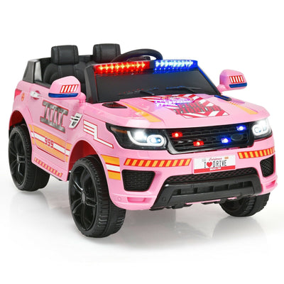 12V Kids Electric Ride On Car with Remote Control-Pink - Relaxacare