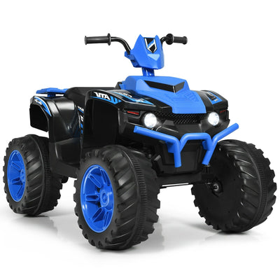 12V Kids Ride on ATV with LED Lights and Treaded Tires - Relaxacare