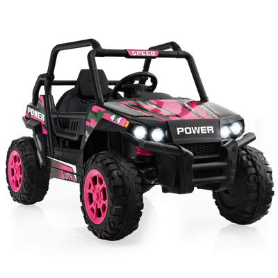 12V Kids UTV Ride on Car with 2.4G Remote Control Music and LED Lights - Relaxacare