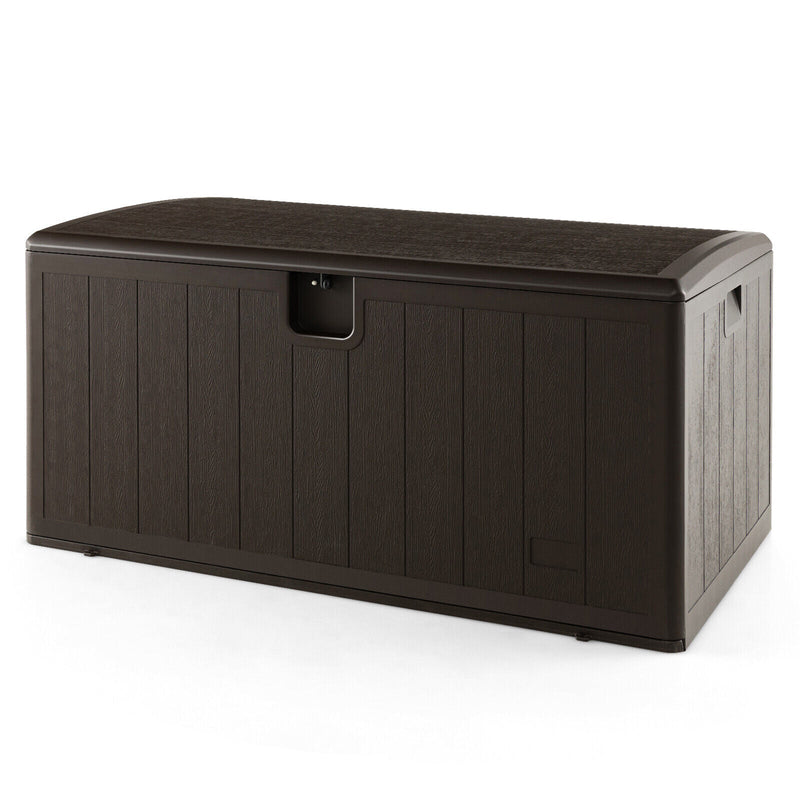 130 Gallon Patio All Weather Storage Container with Lockable Lid - Relaxacare